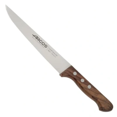 Imagen de Arcos Serie Atlantico Cuchillo Cocina Hoja de Acero Inoxidable 170 mm Mango Madera Palisandro Color marrón