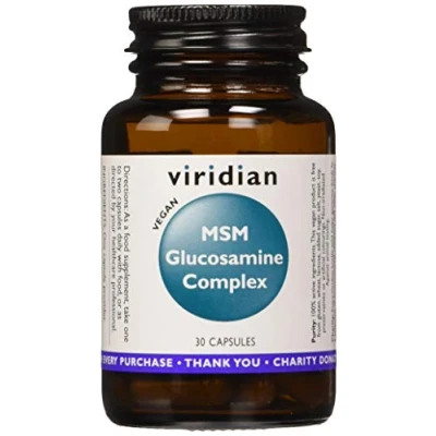 Imagen de Viridian Glucosamina MSM 30 Cápsulas