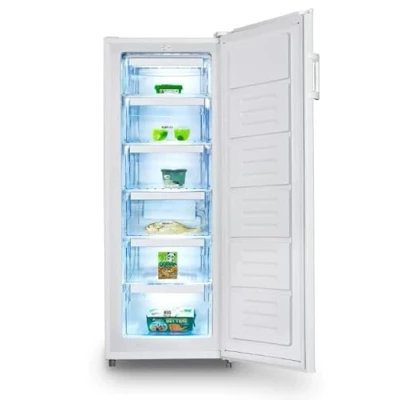 Imagen de INFINITON CV A142B Congelador Vertical Blanco Capacidad 172 litros Alto 144cm Tecnologia Defrost Cíclico Clase A+/F