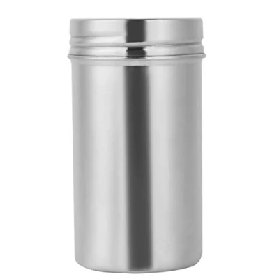 Imagen de Recipiente de almacenamiento alimentos Tarro sellado acero inoxidable 304 café hermético portátil Lata multiusos para (420ml)