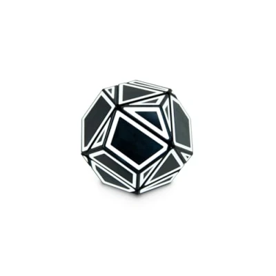 Imagen de Recent Toys Cubo de Rompecabezas Ghost Xtreme Meffert&#039;s, Color Negro y Blanco (M5109)