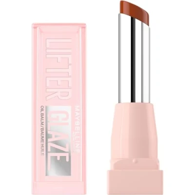 Imagen de Maybelline New York Bálsamo Labial con Color, Labios Suaves y Brillantes, Hasta 24h de Hidratación, Ácido Hialurónico, Lifter Glaze, Tono 009 Latte Crush