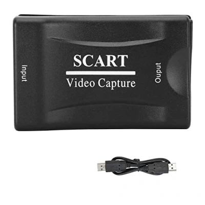 Imagen de USB2.0 SCART Tarjeta de Captura, Capture Card Game Caja Grabación Transmisión en Vivo Video OBS para PS4 / Xbox Switch, etc