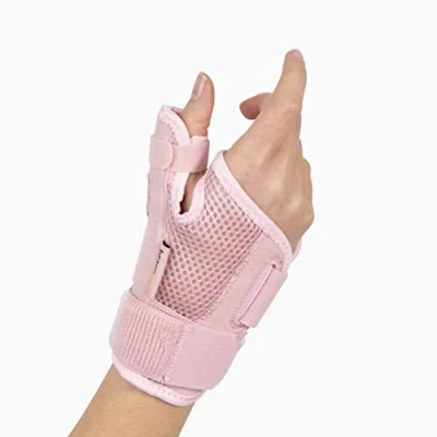 Imagen de BraceUP Muñequera Pulgar, Ferula Pulgar para Hombres y Mujeres, Mano Derecha e Izquierda Férula Dedo Artritis, Tendinitis, Alivio del Dolor Túnel Carpiano (Rosa)