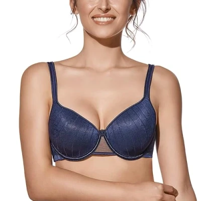 Imagen de Selene Vanessa, Sujetador Copa Foam con Aros Para Mujer, Azul Marino, ES 110C