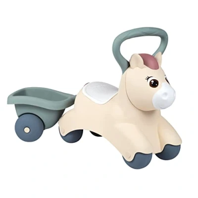 Imagen de Smoby Toys Little Tobogán para bebé, vehículo Antideslizante a Partir de 1 año, Ayuda Aprender Andar con pequeño Remolque