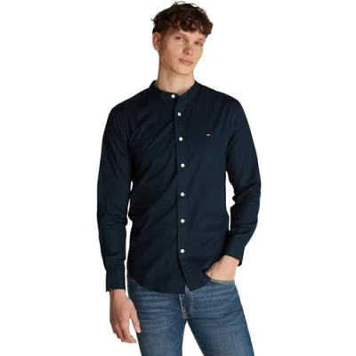 Imagen de Tommy Hilfiger FLEX Solid Shirt Camisa, Hombre, Talla: XL, Desert sky