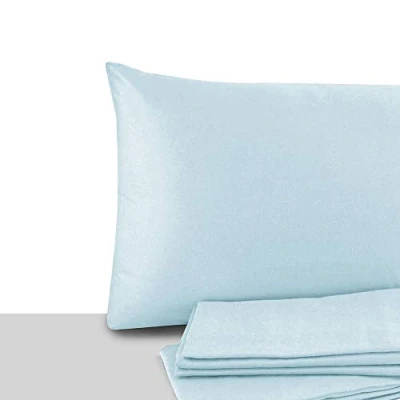 Imagen de GDN Funda Almohada en Algodón Juego de 2 Fundas 50x80 Made in Italy, Color Frozen Hipoalergénicas Cojines