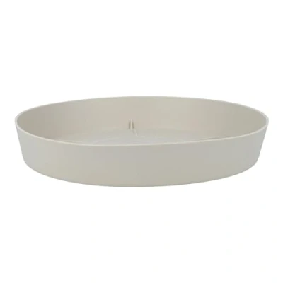 Imagen de Plastiken Tes Plato Redondo, diámetro de 14 cm, Color Ecru