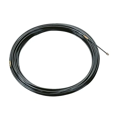 Imagen de POLY POOL PP0221 Sonda Pasacables ø 4mm Electricista Profesional 20 metros de Nylon Perlon con Vástago Flexible, Guía Curvas, Terminar Ojal
