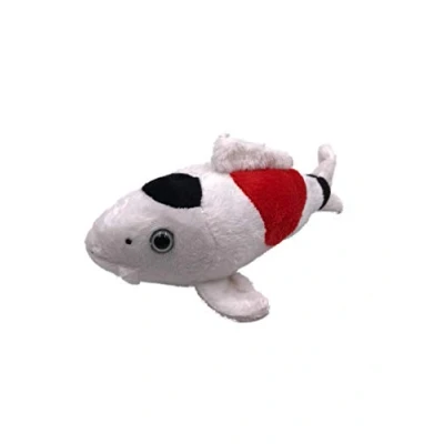 Imagen de Onwomania Peluche Animal koi Carpa pez Blanco 22 cm