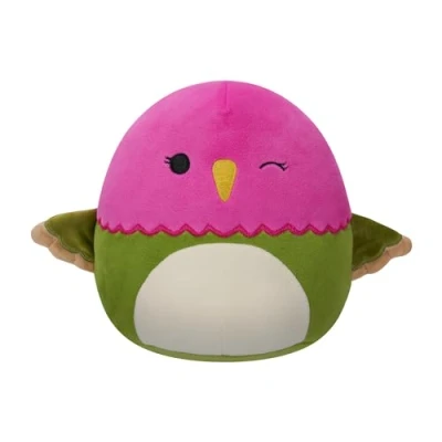 Imagen de Squishmallows Peluche Original de 19 cm Na&#039;Ima le Colibri Rose et Vert