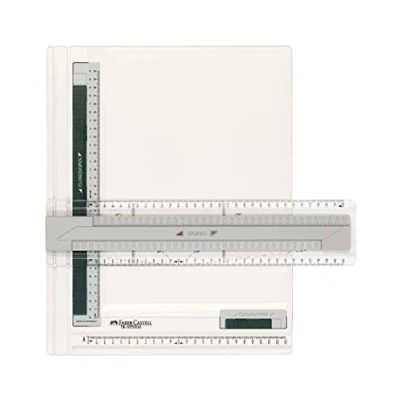 Imagen de Faber Castell TK Sistema Set de geometría A4, transparente