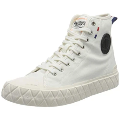 Imagen de Palladium Palla Ace Cvs Mid, Sneaker Boots Unisex adulto, Blanco, 43 EU