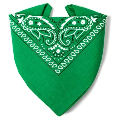 Imagen de Karl Loven EL BANDANA Estampado Paisley 100% Algodón Máximo grosor 20 Colores Exclusivos Verde
