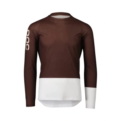 Imagen de POC MTB Pure LS Jersey, Unisex Adulto, XS, Axinite Brown/Hydrogen White