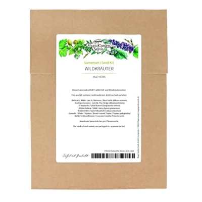 Imagen de Hierbas silvestres set de semillas con 7 plantas aromáticas