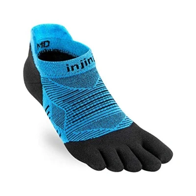 Imagen de Injinji Run Lightweight No Show Toe Socks Black Size : 44 47