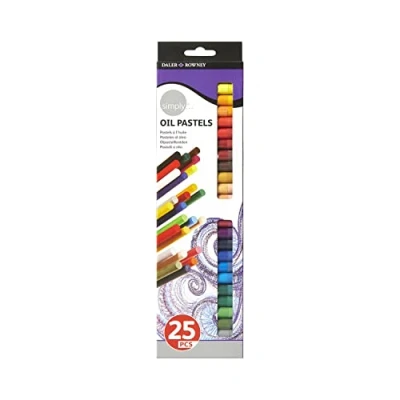 Imagen de Daler Rowney Simply Set De 25 Pasteles Al Óleo