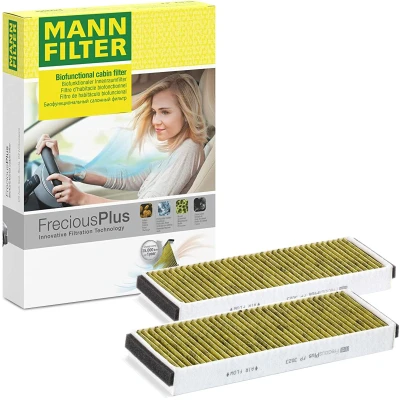 Imagen de MANN FILTER FP 3023 2 Filtro de habitáculo AUDI: A6 C6 Avant, Allroad, Berlina, LAMBORGHINI: Gallardo Coupé norauto, oscaro, mister auto