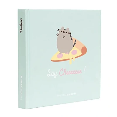 Imagen de Grupo Erik Album fotos autoadhesivo Pusheen 16x16cm con 22 páginas polaroid de tapa dura/Producto licencia oficial, Verde Pálido (AF161604)