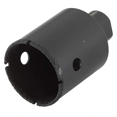 Imagen de wolfcraft Broca de perforación con diamante &quot;Ceramic&quot; para amoladoras angulares I 5947000 la instalación sujeciones grifería y pasamuros cables en azulejos baldosas