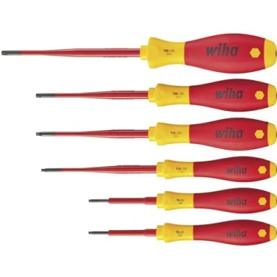 Imagen de WIHA 41245 Juego de destornilladores SoftFinish® electric slimFix 3251TRK6 SoftFinish Ref.