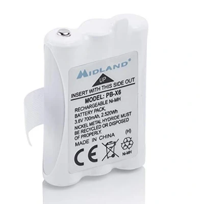 Imagen de Midland PB X6, Batería para XT50 / XT60, 700 mAh (3,6 V), Walkie Talkie