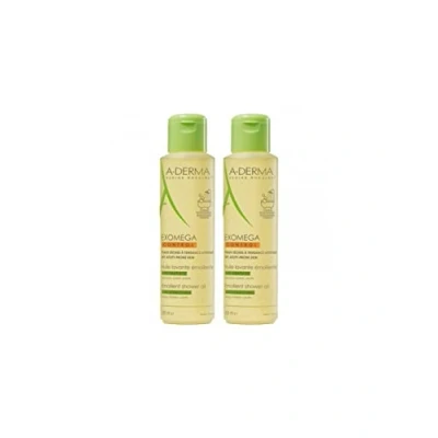 Imagen de A DERMA Exomega Control Aceite Limpiador Suavizante Contra Rasguños, 2 x 500 ml