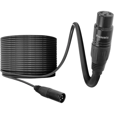 Imagen de Pronomic Stage XFXM 100 cable para micrófono XLR m negro