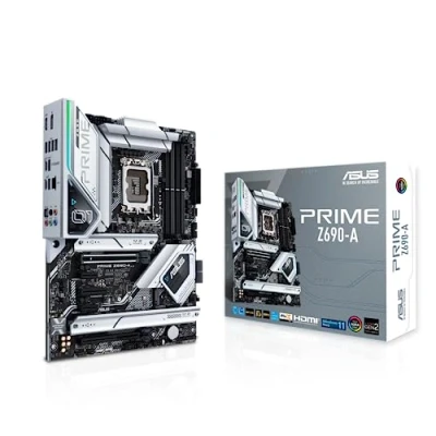 Imagen de ASUS Prime Z690 A Placa base Intel LGA 1700 ATX (PCIe 5.0, cuatro M.2, VRM de 16+1 fases, DDR5, LAN 2.5 GB, 2x USB 3.2 Gen. 2 tipo C frontal, Thunderbolt 4)