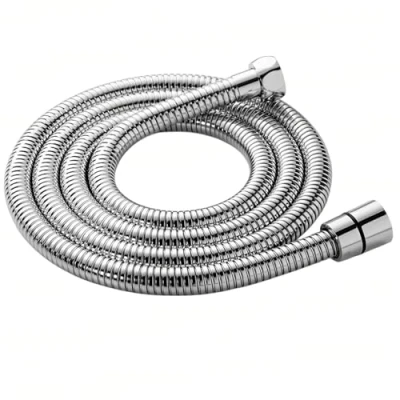 Imagen de CYILIUEN Mangueras de ducha acero inoxidable 304 con cromo 2 m arandela filtro y llave montaje, tubo universal