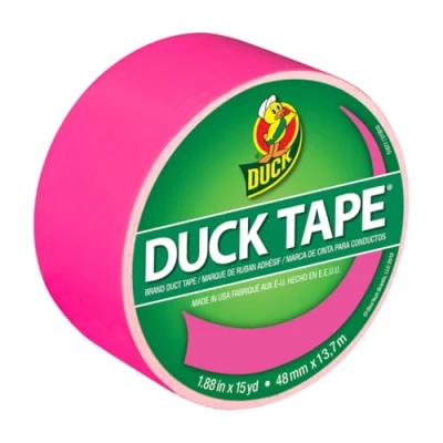 Imagen de Duck 430975 Cinta adhesiva, 48 mm x 13.7 m, color rosa