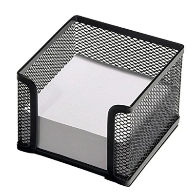 Imagen de Osco MPH400 BLK Cubo de notas malla metálica, 400 hojas