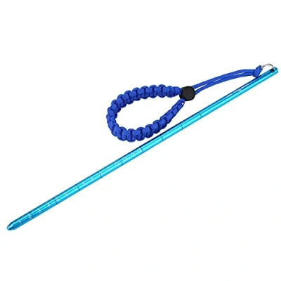 Imagen de Dive Pointer Stick Aluminio Aleación Buceo Ruido Hacedor Varilla Puntero con Muñequera Ajustable Cordón Accesorios(Gray)