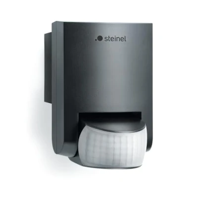 Imagen de Steinel IS 130 2 660116 Detector de movimiento infrarojo con ángulo detección, sensor para dentro y fuera,, Ideal fachadas, entradas principales, jardines o patios, color negro