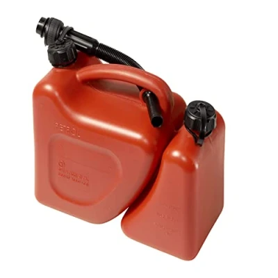 Imagen de Bidon Gasolina Doble. Capacidad 5 + 2 Litros Homologado &quot;UN&quot; Con Canula