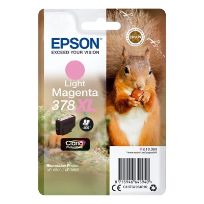 Imagen de EPSON c13t37964010 378 x l claria Photo HD cartucho de tinta magenta claro válido para Expression XP 8500 / 8505