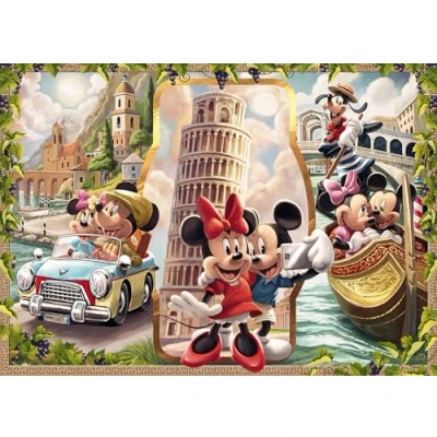 Imagen de Ravensburger Puzzle 2D 1000 elementów: Wakacje Miki i Mini, Nowy Design