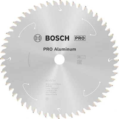 Imagen de Bosch Professional Disco de sierra circular Standard for Aluminium (aluminio, 184 x 16 2 mm, 56 dientes, accesorio sin cables)