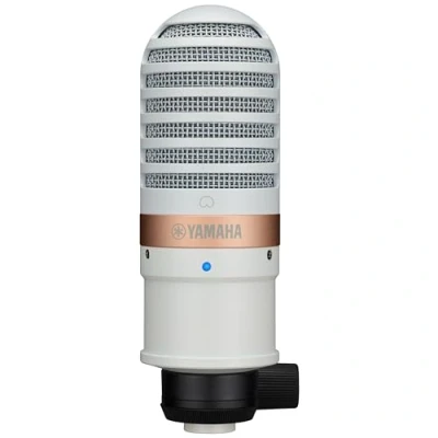 Imagen de Yamaha YCM01 Micrófono Condensador de Estudio, Audio para Transmisión en Vivo Alta Resolución, Grabación y Pregrabado, Conector XLR, Blanco