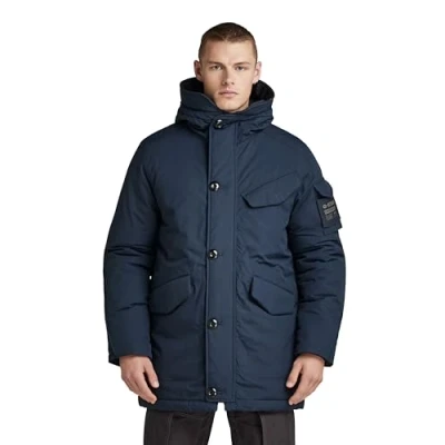 Imagen de G STAR RAW Parka Vodan Padded Hooded para Hombre, Azul (Salute D22713 D419 C742), M