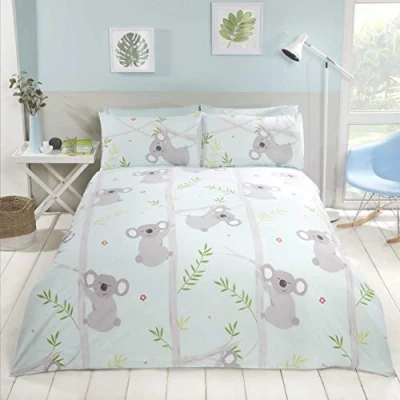 Imagen de Rapport Home Fun Juego de edredón Koala, poliéster, Multicolor, tamaño: Individual: 135 x 200 cm