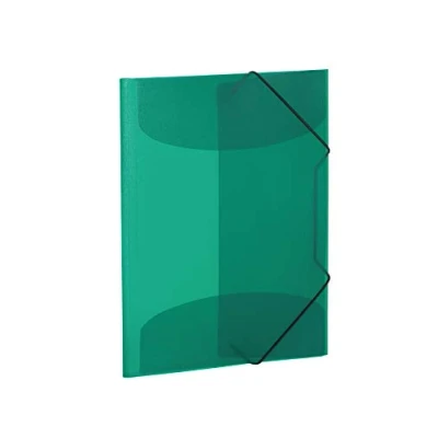 Imagen de HERMA 19509 carpeta de dibujo Translúcido en Verde oscuro, A4, plástico resistente, con 3 solapas interiores, 1 palmo
