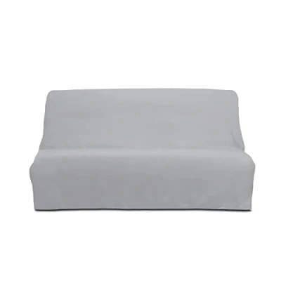 Imagen de Soleil d&#039;ocre PANAMA Funda sofá cama en algodón, Gris, 190 x 204