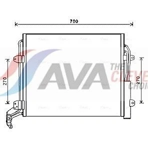 Imagen de PRASCO VNA5324D Condensador con secador 15,4 13,7 Aluminio 580