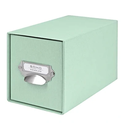 Imagen de Rössler Papier 1327452650 S.O.H.O. Caja cajón para CDs, con asa y etiqueta inscribible, nuevo, 1 unidad