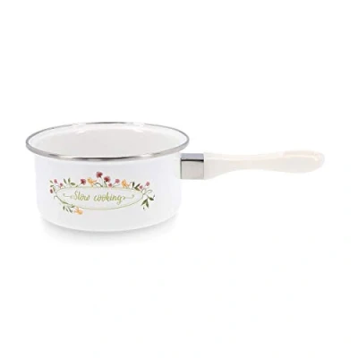 Imagen de Quid Memory Cazo Esmalte Acero 16cm 150cl Blanco