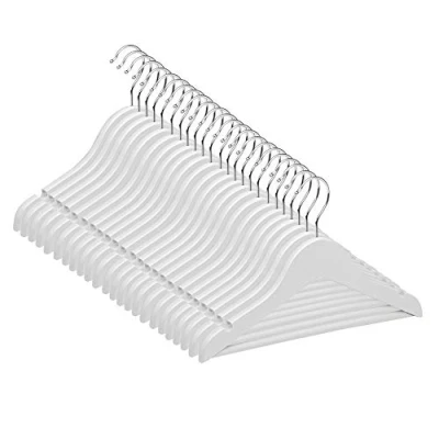 Imagen de COM FORT HOUSE Percha Madera Cadete Infantil Color Blanco de Arce con Muescas Antideslizantes 30 x 1.2 22 cm Pack 12 Unidades