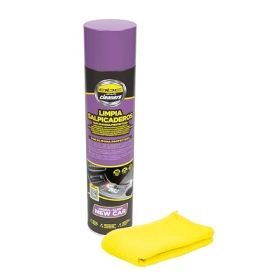 Imagen de Abc Car Cleaners Spray Limpia Salpicaderos 780 ml con Bayeta. Aroma New Silicona Protectora de plásticos y Vinilos.